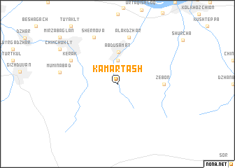 map of Kamar-Tash