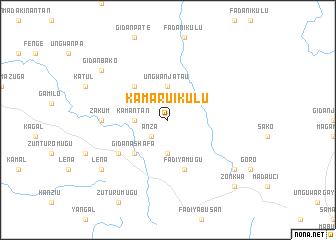 map of Kamaru Ikulu