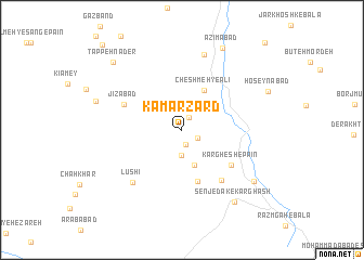 map of Kamar Zard