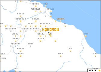 map of Kamasau