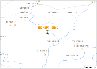 map of Kamashady