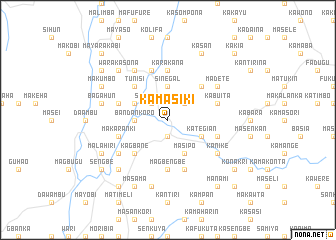 map of Kamasiki