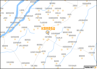 map of Kamasu