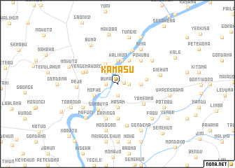 map of Kamasu