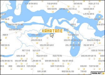 map of Kamatane