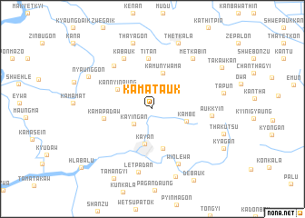 map of Kamat-auk