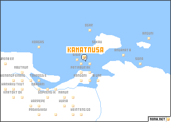 map of Kamatnusa