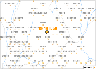 map of Kamatogu