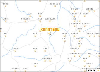 map of Kamatsau