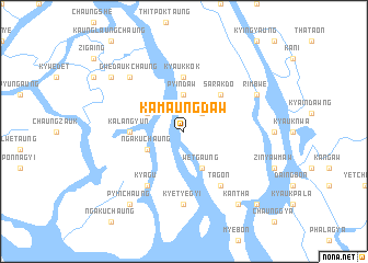 map of Kamaungdaw