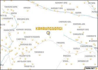 map of Kamaŭngdŏngi