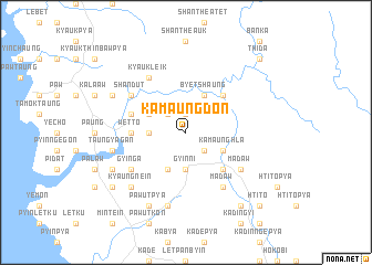 map of Kamaungdon