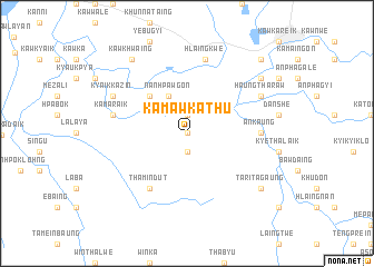 map of Kamawkathu