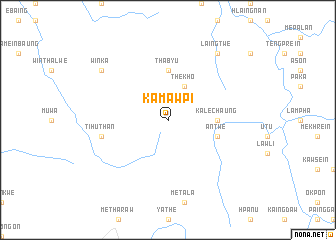 map of Kamawpi