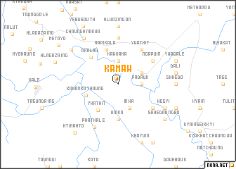 map of Kamaw