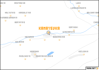 map of Kamayevka