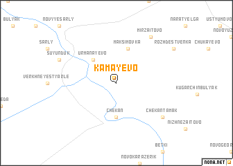 map of Kamayevo