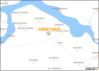 map of Kamaykovo