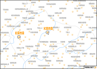 map of Kama