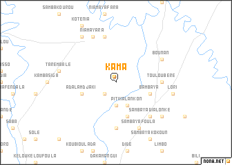 map of Kama