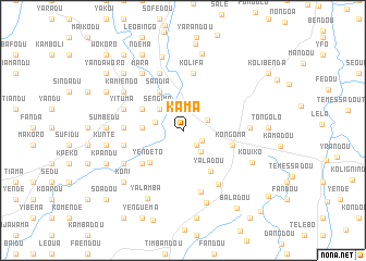 map of Kâma