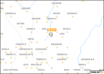 map of Kama