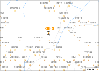 map of Kama