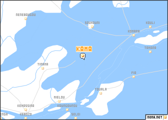 map of Kama