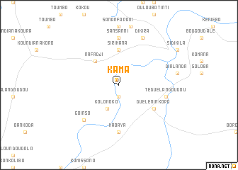 map of Kama
