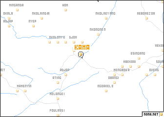 map of Kama