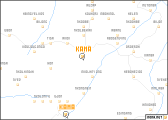 map of Kama