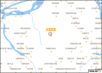 map of Kama