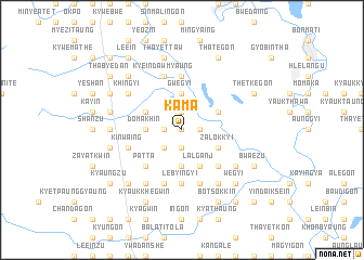 map of Kama