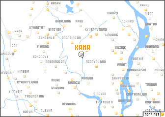 map of Kama