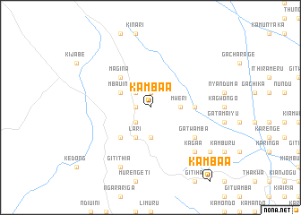 map of Kambaa