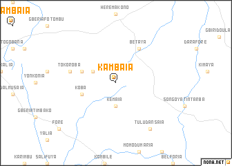 map of Kambaia