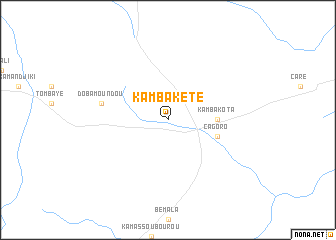 map of Kambakété