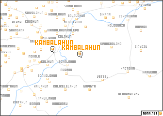 map of Kambalahun