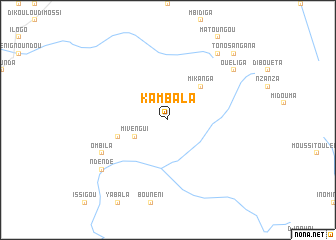 map of Kambala