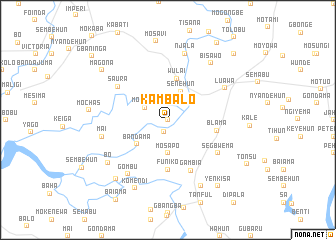 map of Kambalo