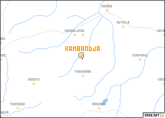 map of Kambandja