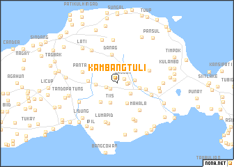 map of Kambangtuli