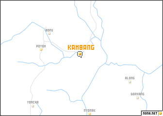 map of Kāmbāng
