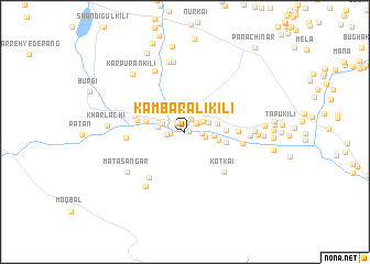 map of Kambar Ali Kili