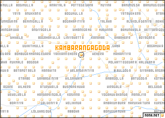 map of Kambarangagoda