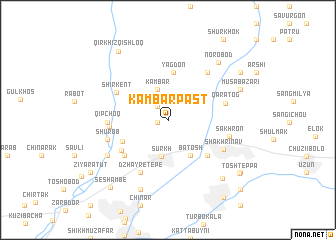 map of Kambar-Past