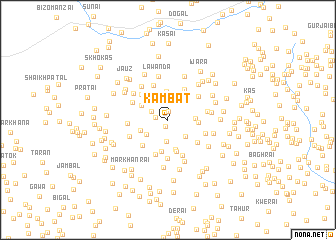 map of Kāmbat