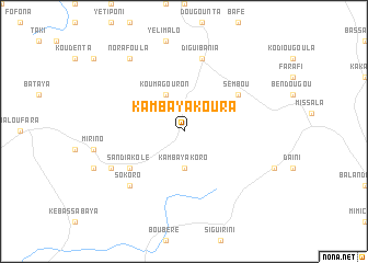 map of Kambaya Koura