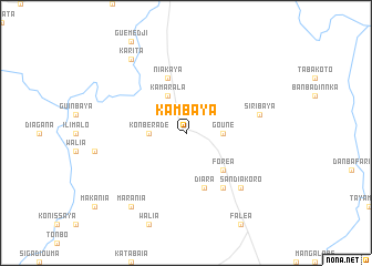 map of Kambaya