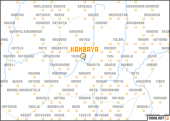 map of Kambaya